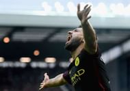 WEST BROMWICH, ENGLAND - OCTOBER 29:  Sergio Aguero of Manchester City celebrates scoring the opening goal during the Premier League match between West Bromwich Albion and Manchester City at The Hawthorns on October 29, 2016 in West Bromwich, England.  (Photo by Laurence Griffiths/Getty Images)